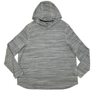 VRST Essential Hoodie Mens XXL Grey Stretch Soft Modal Blend Long Sleeve Running